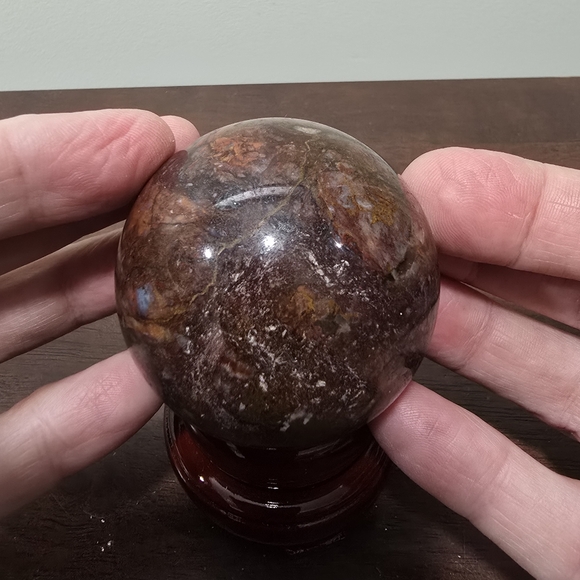 Pietersite Crystal Sphere #B - Picture 3 of 9